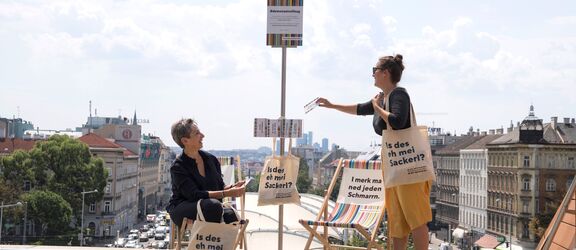 Den Beginn des Streifzugs machten die Büchereien Wien mit der Hauptbücherei am Urban Loritz-Platz. | Lukas Beck Den Beginn des Streifzugs machten die Büchereien Wien mit der Hauptbücherei am Urban Loritz-Platz.