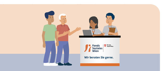 Beratungsgespräch am FSW-Stand Beratungsgespräch am FSW-Stand