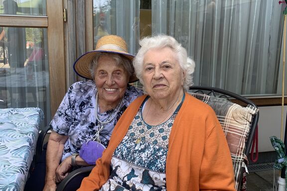 Die SeniorInnen hatten viel Freude am Sommerfest im Tageszentrum Favoriten.