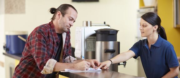 Der FSW kümmert sich um Menschen ohne Wohnung oder Obdach