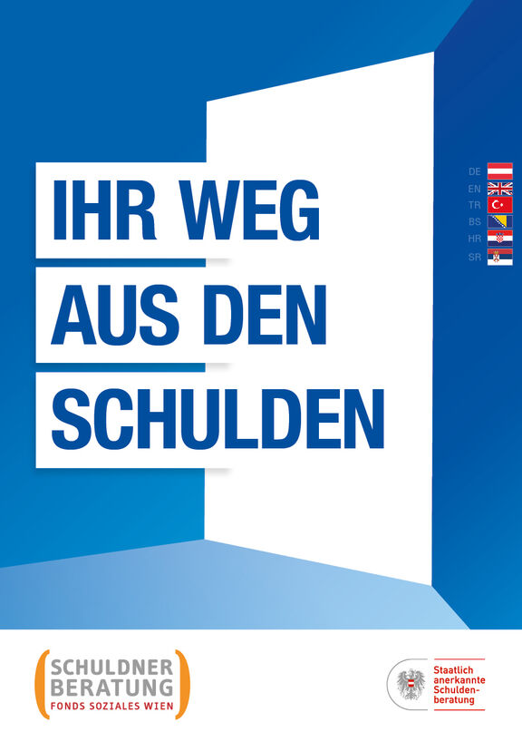 Folder: Ihr Weg aus den Schulden – Schuldnerberatung Wien (Folder)