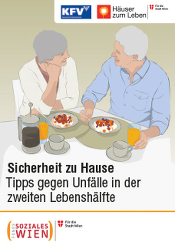 Broschüre: Sicherheit zu Hause – Tipps gegen Unfälle in der zweiten Lebenshälfte.