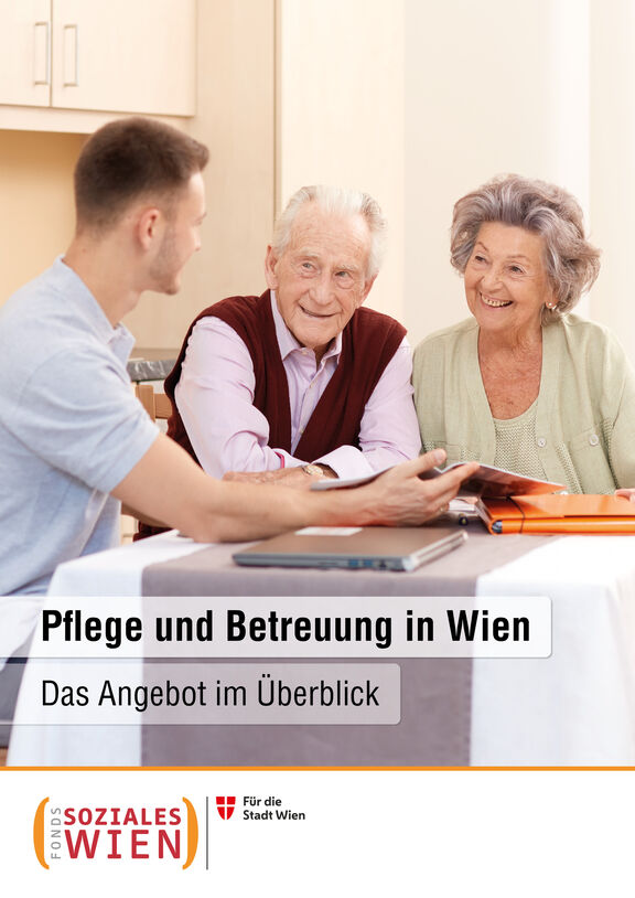 Broschüre: Pflege und Betreuung in Wien – Das Angebot im Überblick