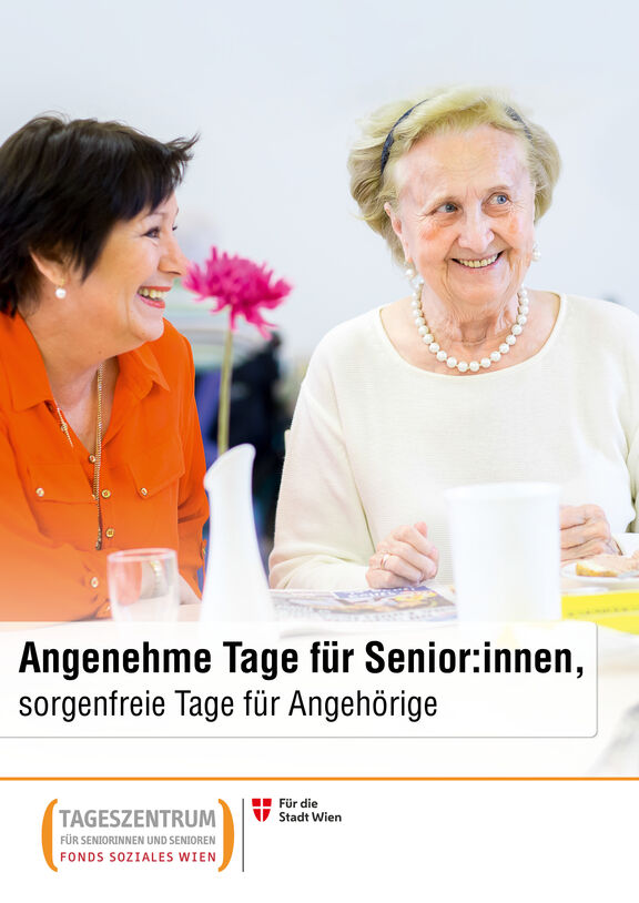 Broschüre: Angenehme Tage für Senior:innen, sorgenfreie Tage für Angehörige!