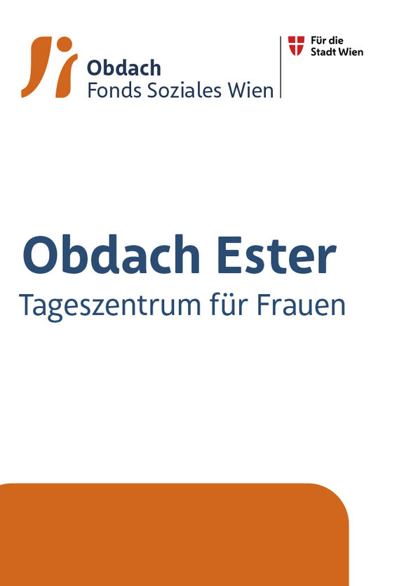 Broschüre: Obdach Ester - Tageszentrum für Frauen