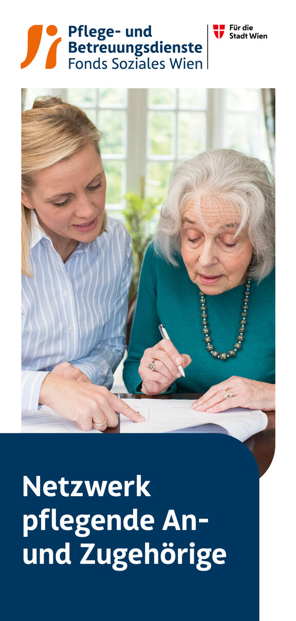Broschüre: Netzwerk pflegende An- und Zugehörige