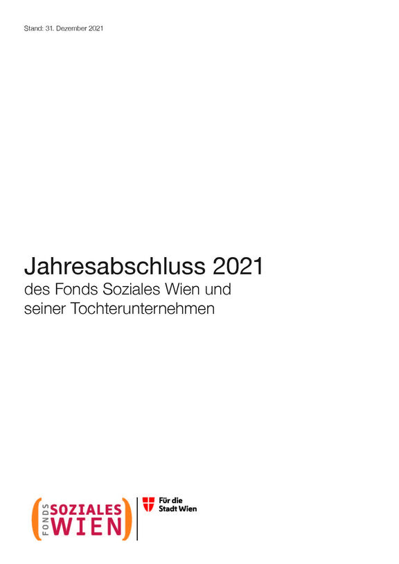 FSW Jahresabschluss 2021 - Coverbild