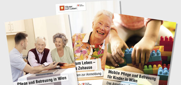 Broschüren Pflege und Betreuung